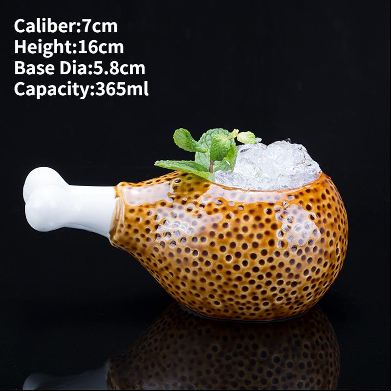 Tazza Tiki Tazze da Cocktail Hawaiane Tazza Divertente in Ceramica Creativa Tazze Tiki Tazza da Birra per Bevande Tazza da Vino Strumenti per Bar Regalo per Amici