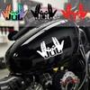 5 Stück Lustige Finger-Motorrad-Aufkleber Wasserdicht für DIY Fahrradhelm, Roller, Tankdeckel, Heckbox Vinyl-Aufkleber