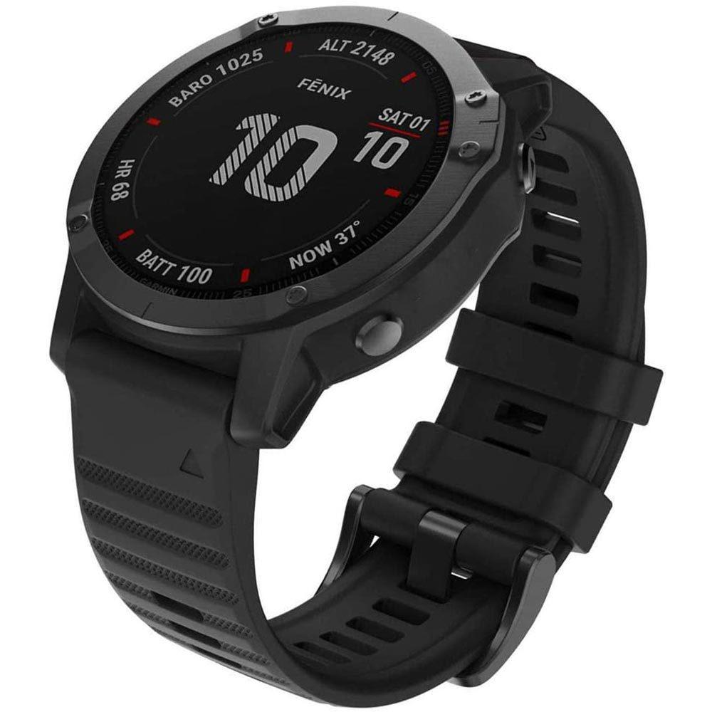 Silikon-Schnellverschluss-Uhrenarmband für Garmin Fenix 6, 6x, 5 und Fenix 3 (22mm/26mm)