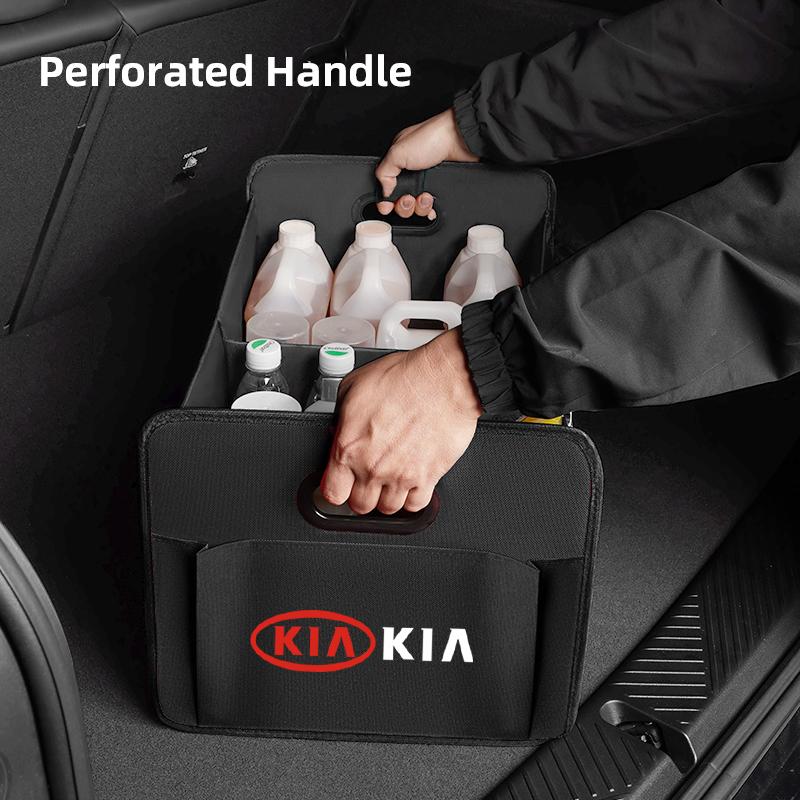 Car Trunk Sorting Box Large Capacity Tool Storage Boxes For KIA Sportage Seltos Sorento K3 K4 Soul Carnival EV6 EV9 Carnival K5 dmzu30
