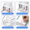 Adjustable Width Drinks Storage Rack Self-Sliding Refrigerator Drink Organizer