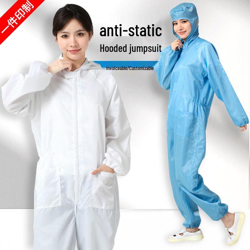Alliancer Dustproof Anti-static Hooded Coverall