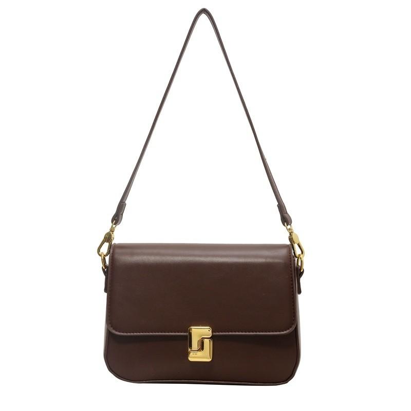 

Vintage Underarm Bag High-end Women s Shoulder Bag 2023 New All-match Stylish Crossbody Bag кавовий