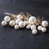 18pcs Pearl Bridal U-shaped Pin Metal Barrette Clip Hairpins Rhinestone Wedding Hairstyle Design Tools Women Hair Accessories