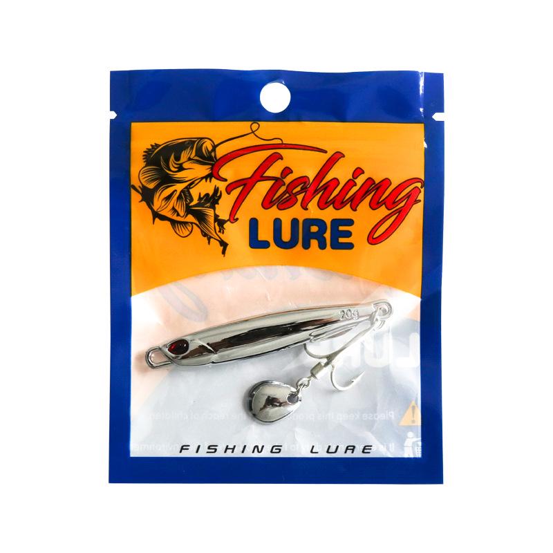 Lexin Mackerel Spinner: Silver Long-Cast Iron Plate for Fast Retrieve Sea Fishing.