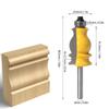 6mm Shank Handrail Cutter Woodworking Router Bits Engraving Machine Trimming Cutter