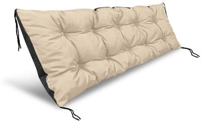 Garden Cushion 120x40 Cm Waterproof for Pallet Bench, Beige