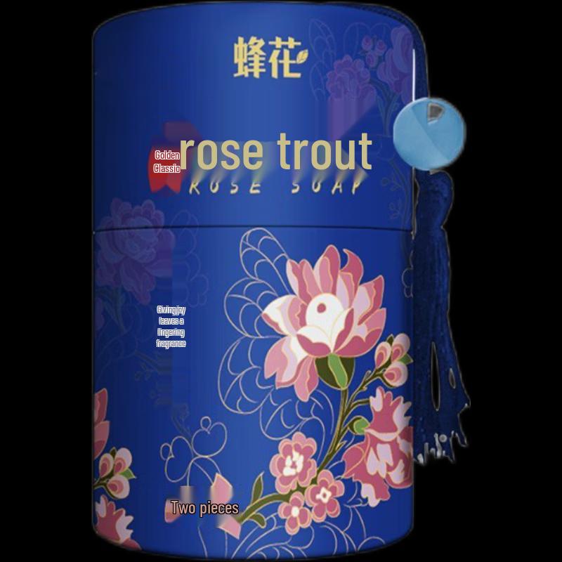 

Bee & Flower Classic Rose Scent Sandalwood Soap 100g 2-Pack