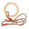 2PcsCelsiusSet Fitness Wooden Gymnastics   with Rope Children Sports Wooden Swings  s
