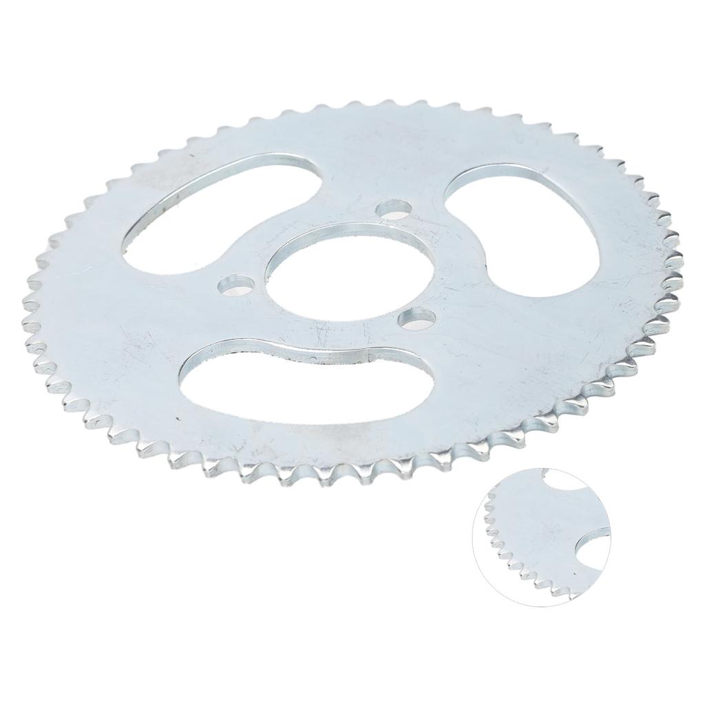 55 Tooth Sprocket 3 Mounting Hole Fit for 47CC 39CC 2 Stroke Pocket Bike Gas Scooter Dirt Bike 25 Chain