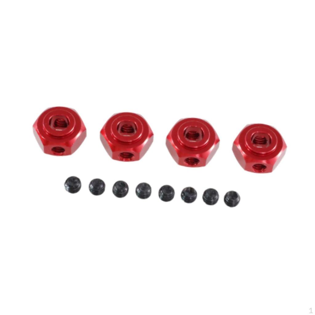 12mm Wheel Drive Adapters Sturdy DIY Accessory Hex Connector Upgrade for 1/10 10208 1/12 H12Y H12Y+