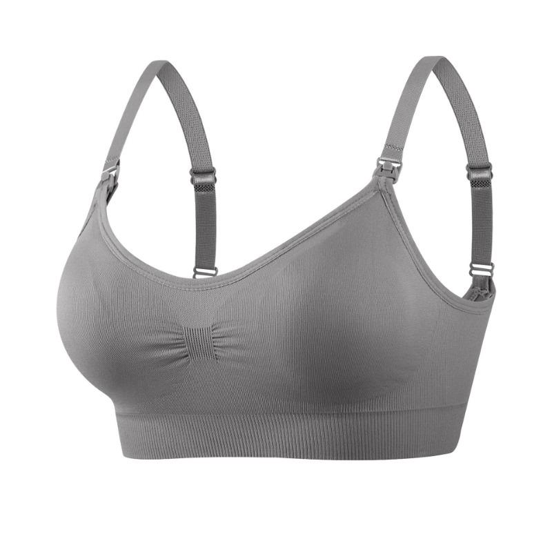 Wireless Front Buckle Plus Size Maternity Nursing Bra For Women Postpartum Breastfeeding
