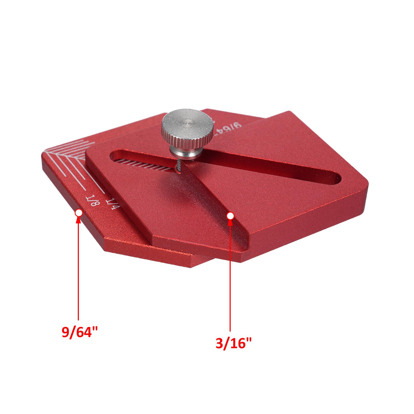 

Woodworking Measuring Ruler Trim Carpentry Tools Finishing Work Multi Tool for Measuring and Marking Short Offsets,CNC красный