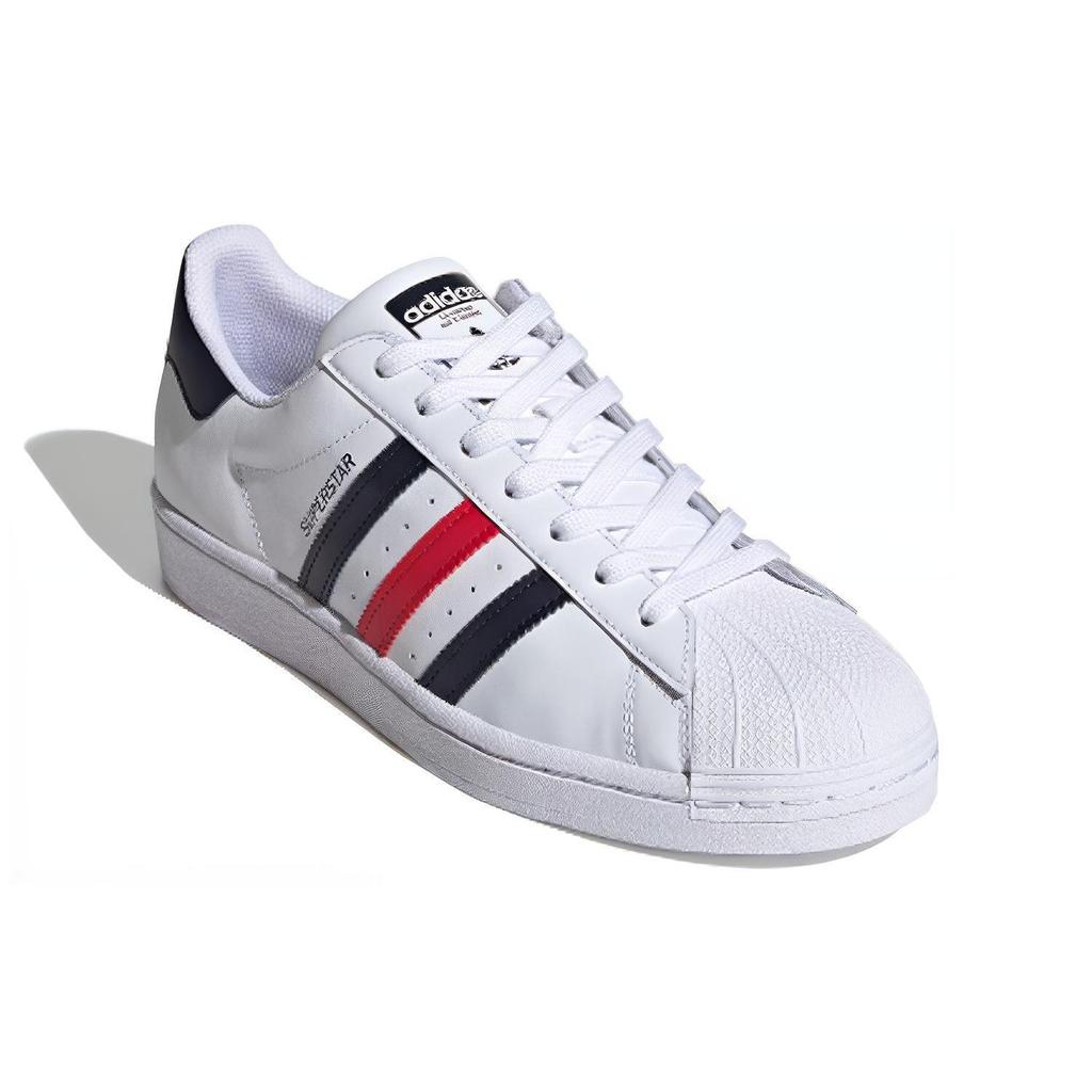 adidas Superstar 'White Scarlet' FX2328