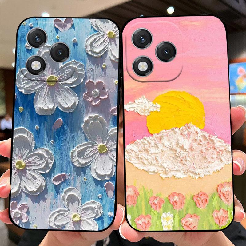 For Honor 400 Lite 5G Soft Phone Case ABR-NX1 Cartoon Printing Silicone TPU Back Coque Cover For Honor 200 Lite Protector Shells