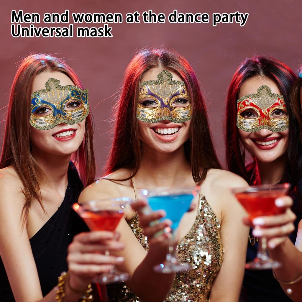 Ball Party Mask - Unisex Masquerade Prop & Carnival Decoration