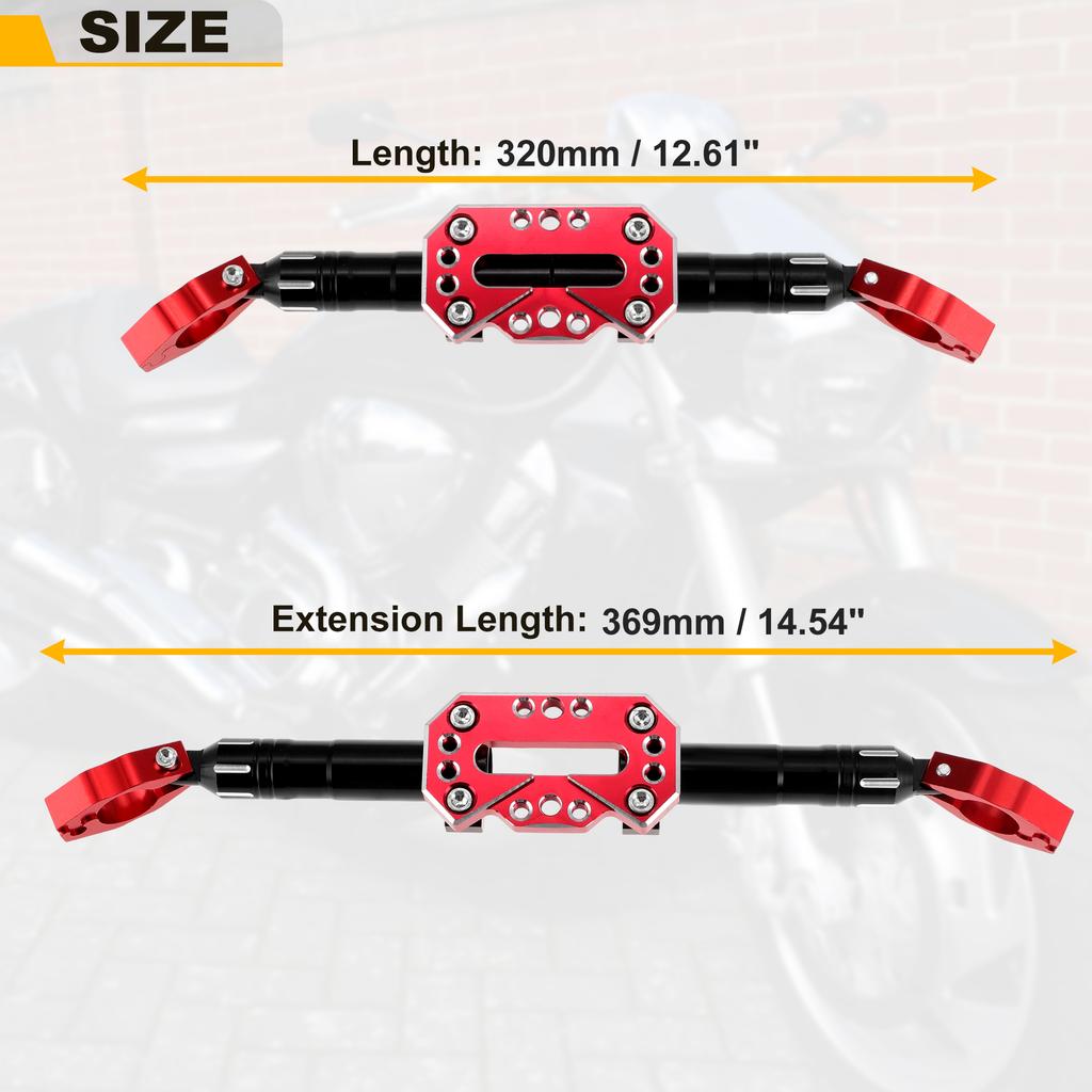 Motoforti Motorcycle Handlebar Universal Adjustable Aluminum Alloy Balance Bar Handle Bracket Center Motorcycle Parts