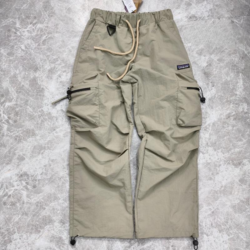 EastRogue Outdoor Functional Windbreaker Pants, Waterproof Breathable Drawstring Pleated Paratrooper Pants, Casual Long Pants for Men and Women.