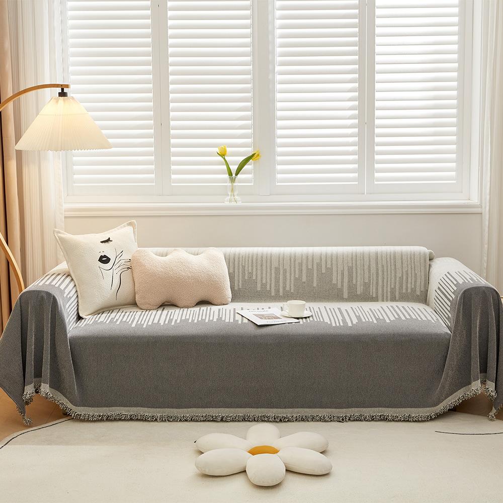 Full Cover Cloth Sofa Towel Four Seasons Universal Modern Simple Cushion All-Inclusive Sofa Cover Cushion Cover Towel Anti-Cat Scratch