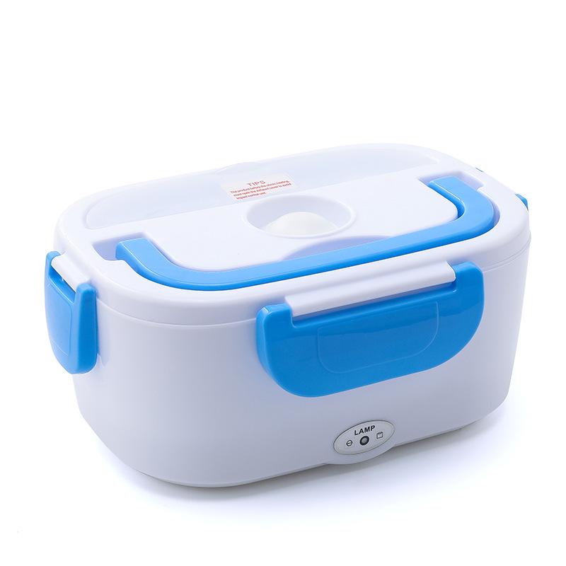 Portable Electric Heated Lunch Box for Home and Car Use with Plastic Inner Liner