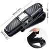 FineGood Car Sun Visor Glasses Holder with Ticket Card Silver Holder, Sunglasses/Eyeglasses Clip, 2-Piece Set, (FG-glasses_holder_2)