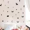Nordic Style Forest Animals Woodland Sapling Wall Stickers Children's Room Decoration Stickers