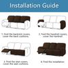 Elastic Waterproof Milk Silk Recliner Sofa Cover - Universal Fit