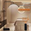 24-inch LED Half-Moon Anti-Glare Beauty Light for Tattoos, Manicures, and Eyelash Extensions, U-shaped Floor Lamp.