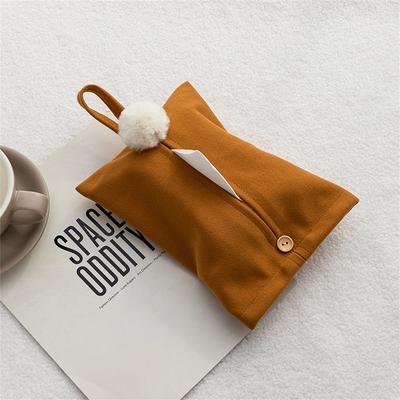 Porta fazzoletti in tela appeso in stile giapponese, scatola portaoggetti per auto, asciugamano, tovaglioli, dispenser di carta, scatola portaoggetti, decorazione da tavolo
