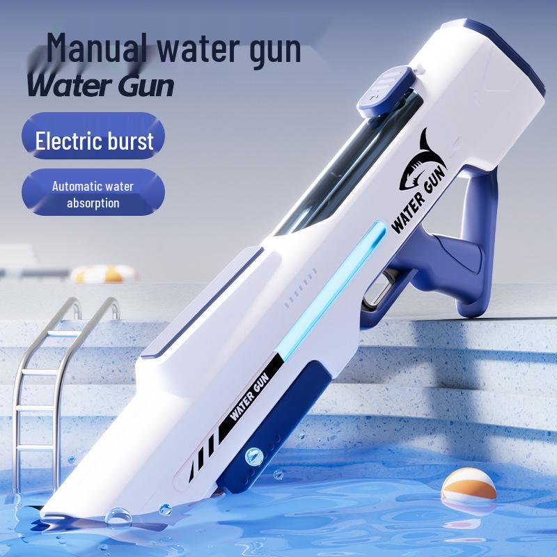 Pulse Electric High-Pressure Water Gun: Automatic Absorption & Strong Spray for Outdoor Fun