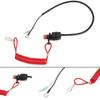 Kill Stop Switch With Safety Lanyard Clip For Boat Outboard Engine Motors Parts