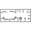 MiniArt Scale WWII US Military Motorcycles Figure Set Plastic Model Kit MA35422 1/35 (2 Motorcycles) & (2 Figures)