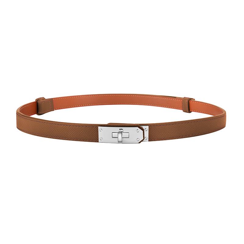 

Высококачественный женский кожаный пояс для утягивания талии с пряжкой из сплава Total Length 105