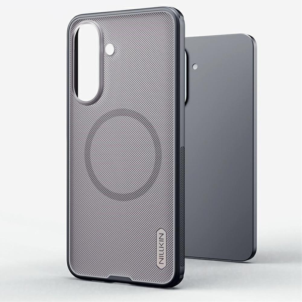 NILLKIN Case for Samsung Galaxy A57 5G, Frosted Shield, for MagSafe, Clear / Black