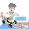 Science Educational Diy Wind-powered Car Wooden Model Kit For Elementary School Hands-on Learning