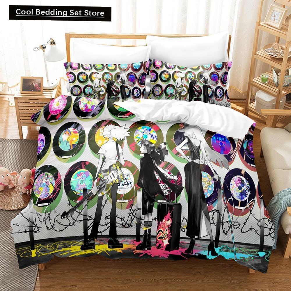 Fashion 3D Print Music Game  Muse Dash Bedding Set Single Twin Full Queen King Size Bed Set Adult Kid Bedroom Duvet Cover Sets