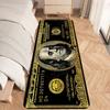 Dollar Money Floor Mat Graphic Printed Flannel Doormats for Bathroom Kitchen Entrance Carpet Home Decor