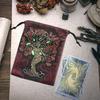 13x18cm Velvet Tarot Card Storage Bag Board Game Mini Drawstring Package Board Game Tarot Cards Storage Bags Table Deck Games