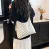 Female New Fashion Casual Nylon Fabric Printed Bow Bag Korean Version Shoulder Bag Beach Tote Bags Women New In Handbag CLE