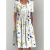 Fashion Elegant Women Dress Loose Casual Dress Women Printed Dress New Temperament