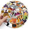 100 Halloween Graffiti Stickers: Personalized Cartoon Festival Decorations for Water Bottles & Phone Cases.