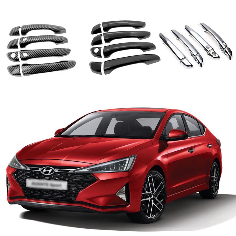 

Глянцевая черная дверная ручка для Hyundai Elantra Langdong Avante AD 2016-2020 Gloss Black - Single Hole 2 Smart