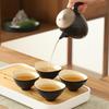 Zhi Zhe Jue Qi Portable Ge Yao Ceramic Tea Set
