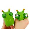3PCS Squeeze Toys Small Vegetable Worm Decompression Staring Toy Vent Decompression Caterpillar Toy Childrens Toys