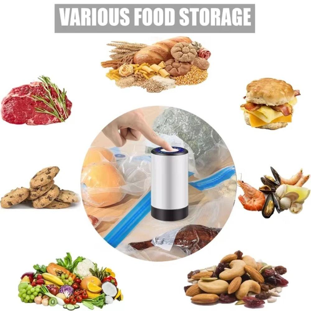 Low Noise Electric Vacuum Pump Lightweight Vacuum Bag Suction Pump Vacuum Bag Pump Home Storage