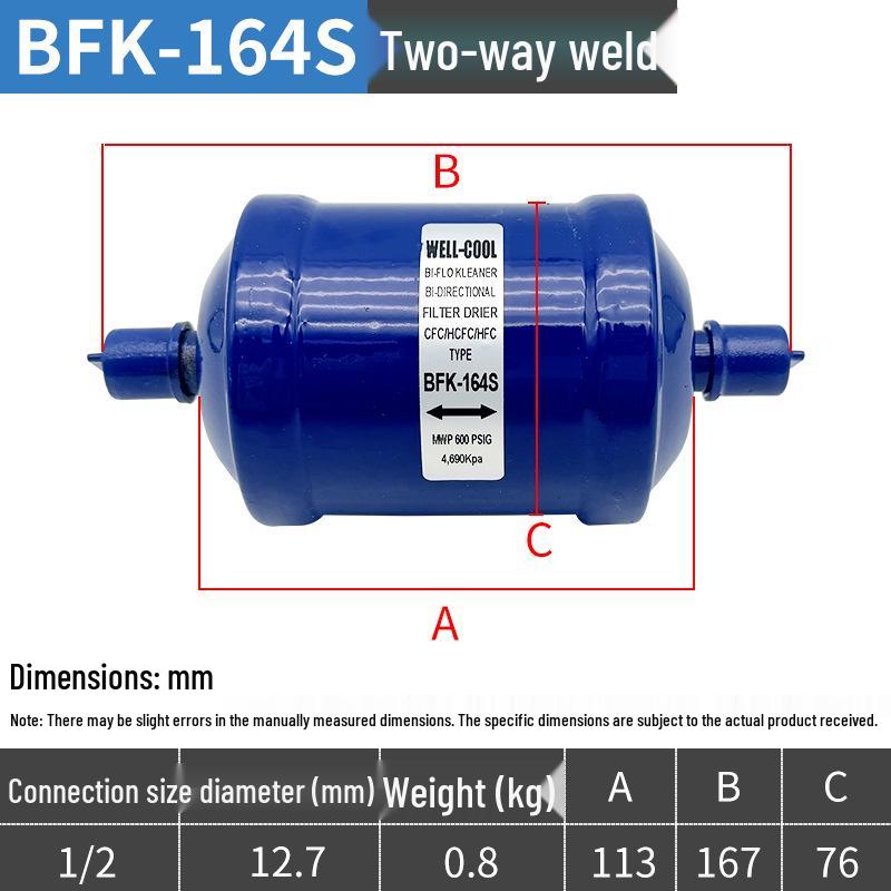 Central Air Conditioning Cold Storage Dryer Filter Unit - Refrigeration Accessories 083/084