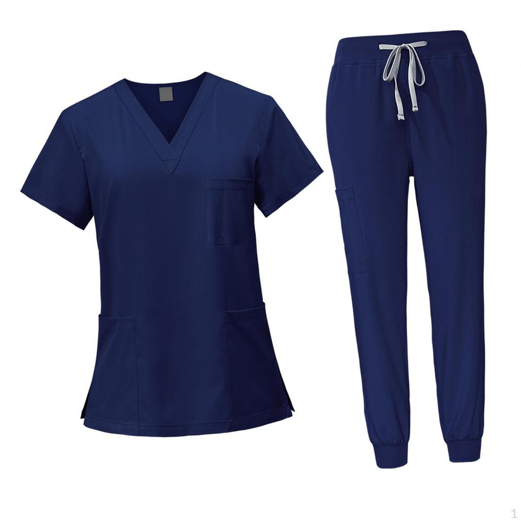 Pflege Peeling Set, Krankenschwester Arbeitskleidung, Arbeitskleidung, Oberteil und Hose für Spa Kosmetik