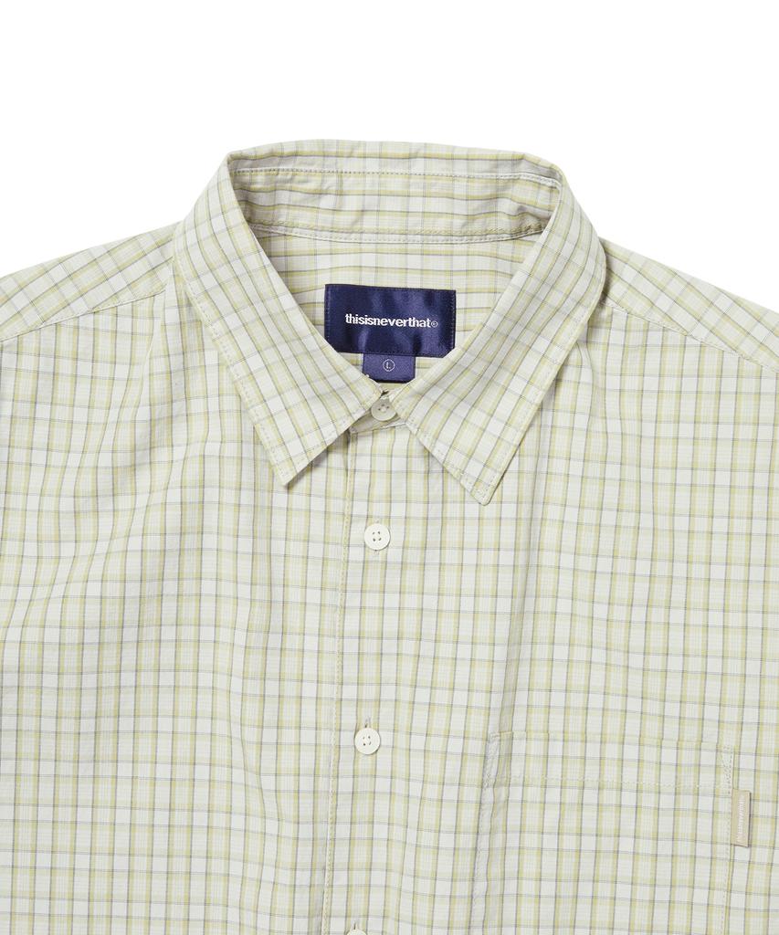 THISISNEVERTHAT Check S/S Shirt Lemon