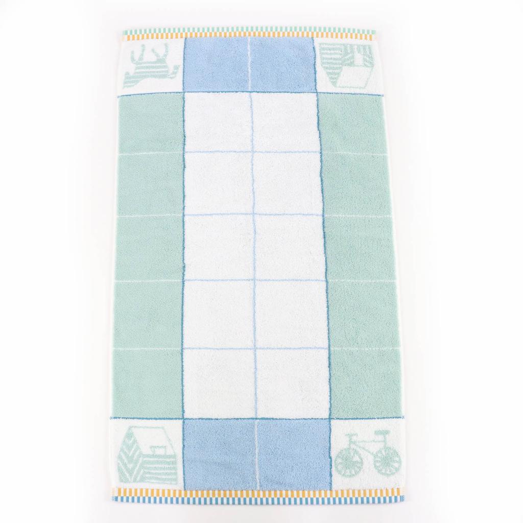 Pristine HERMES towel Bag Face towel Beach towel cotton Women Used