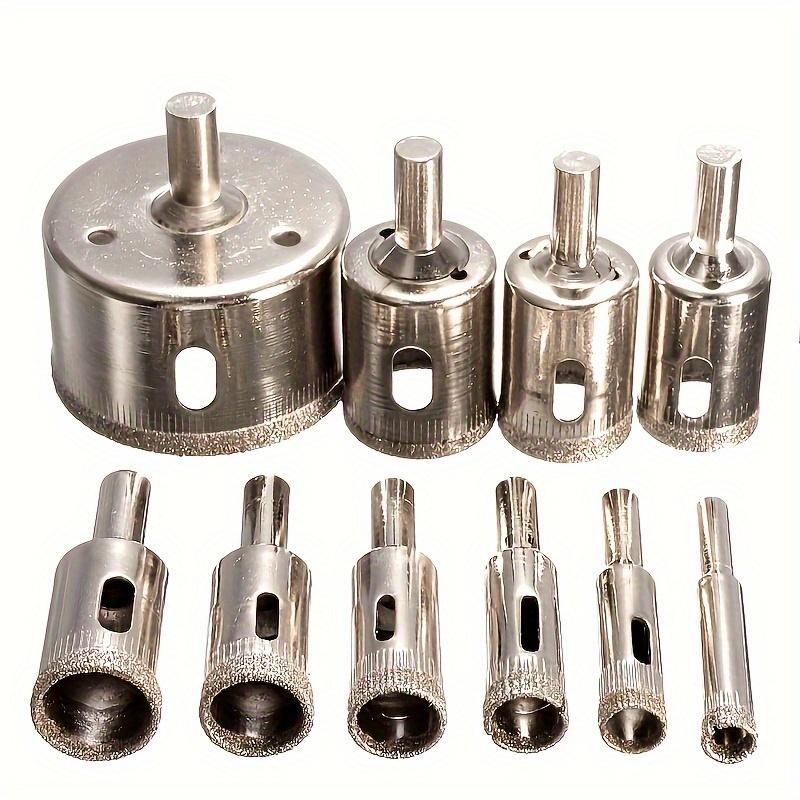 10pcs 6-32mm Diamond Glass Marble Drill Core Hole Saw Opener Ceramic Marble Tile Opening Woodworking Tools Glass Drill Bit Set